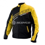 Куртка мотоциклетная JK31 желтая (XL) Scoyco Куртка мотоциклетная JK31 желтая (XL) Scoyco