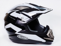 Шлем для мотоцикла XP-14 PRO BLACK (black white) Шлем для мотоцикла XP-14 PRO BLACK (black white)
