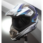 Шлем для мотоцикла XP-14 PRO RACE (white blue)